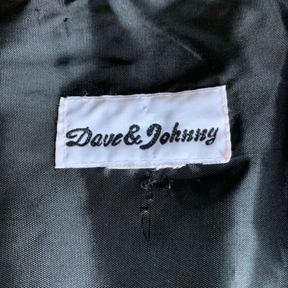 Dave & Johnny Vintage Black Gothic Open Wrap - Picture 9 of 12